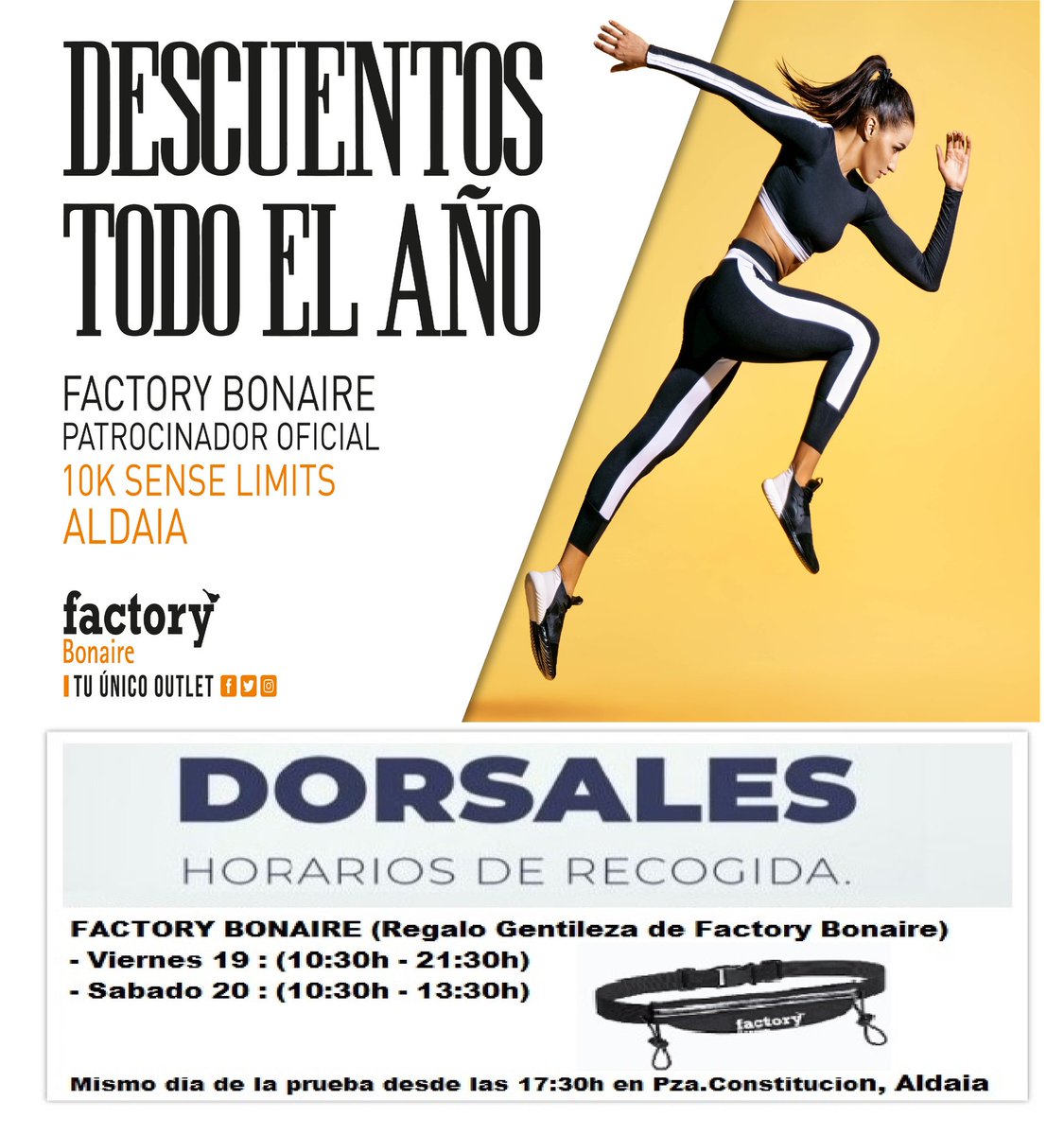 Recogida Dorsales. 10k SenseLimits