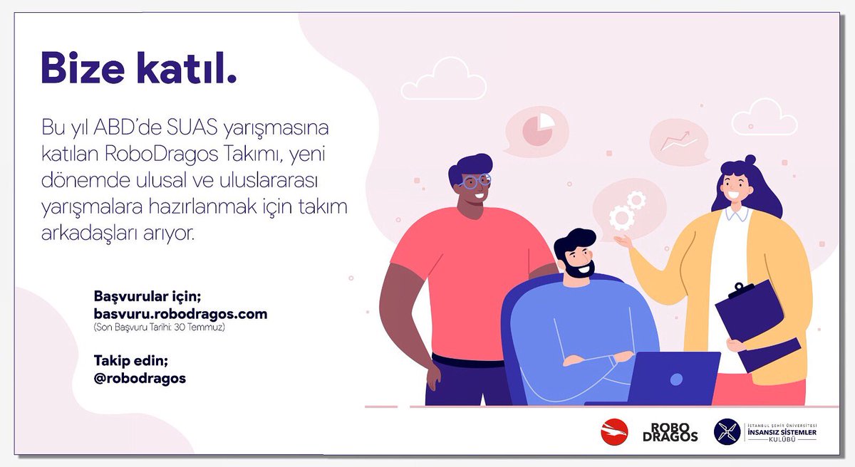 Kendini geliştirmeye, becerilerini ortaya koymaya hazır mısın? RoboDragos takım arkadaşları arıyor!