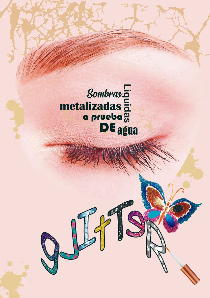 JGuanotuna's tweet photo. glitter, es un producto de sombras liquidas metalizadas a prueba de agua, que satisface una de las necesidades de la mujer.  
 @MarcelMerizalde #RecetaParaManipular https://t.co/yk2yAaNZgb