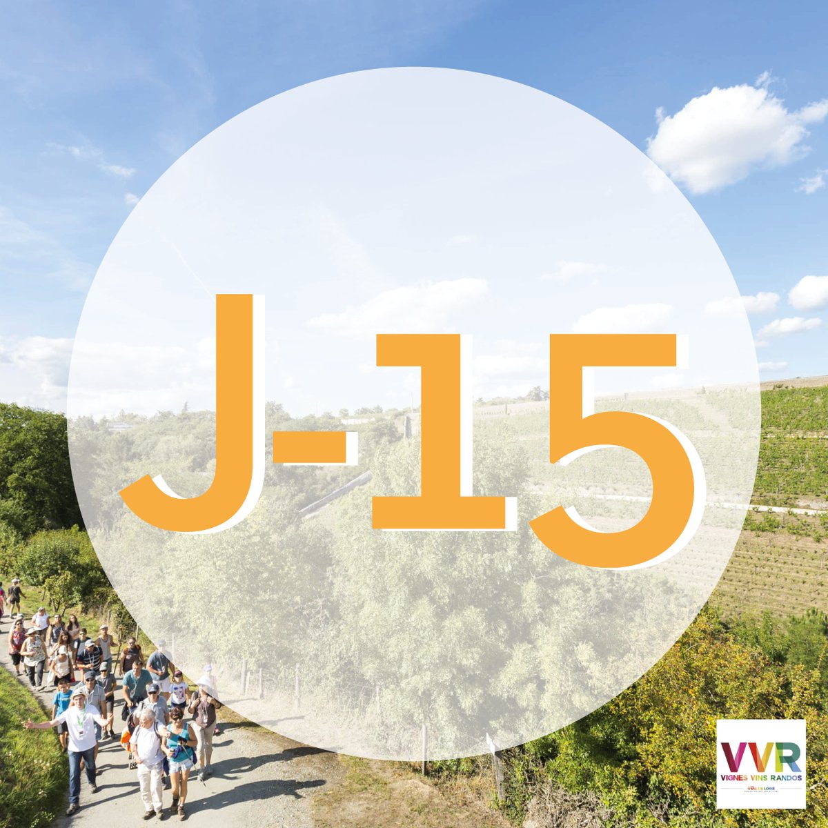 vvrvaldeloire's tweet photo. • #ReadyForVVR •
J-15 avant #VVR19 ! 🍇 N'attendez plus et inscrivez-vous à l'évènement ! Avez-vous choisis votre randonnée ? 😁
Informations et inscriptions : https://t.co/mY6PD9sx8u https://t.co/qKXMeonOhr