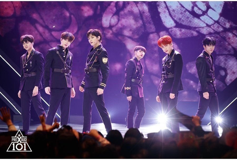 Kpop World Ina Produce X101 Tmi Top Media Kim Wooseok Nicknamed As Royal Center As He Always Became Team Center In All Mission Group X Battle Love Shot