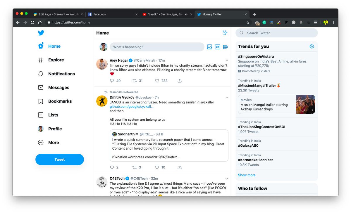geekykant's tweet image. So, @Twitter&apos;s PWA is finally out for desktop. New UI + powerful #React framework. Minimal, simple &amp;amp; really powerful. Woww!