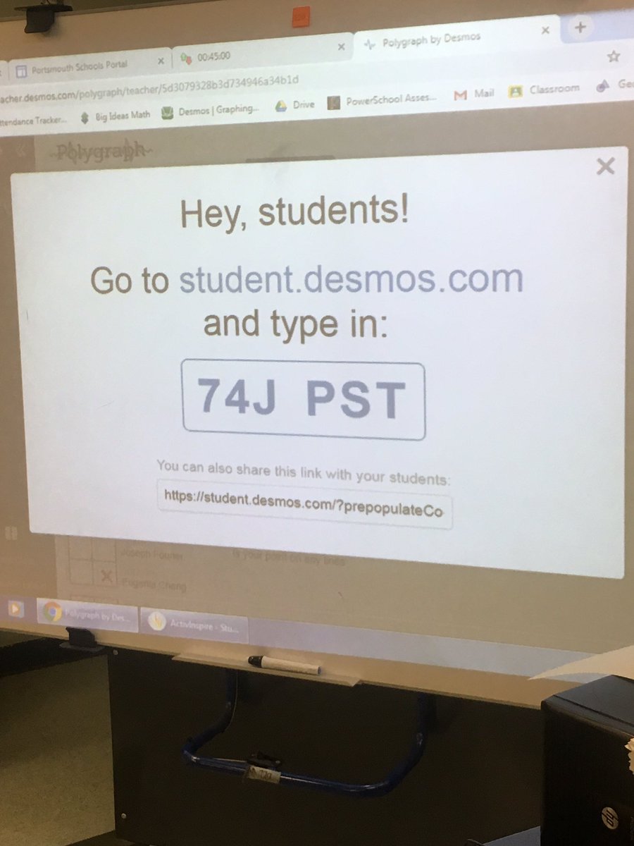 SthomasMATH's tweet photo. @Desmos w @SthomasMATH #themathguy w/ @PortsVASchools algebra readiness camp. #coordinateplane #slope #polygraph #math @fionanichols5 @ebracyPPS @luvmesumath https://t.co/kCc9fSnstL