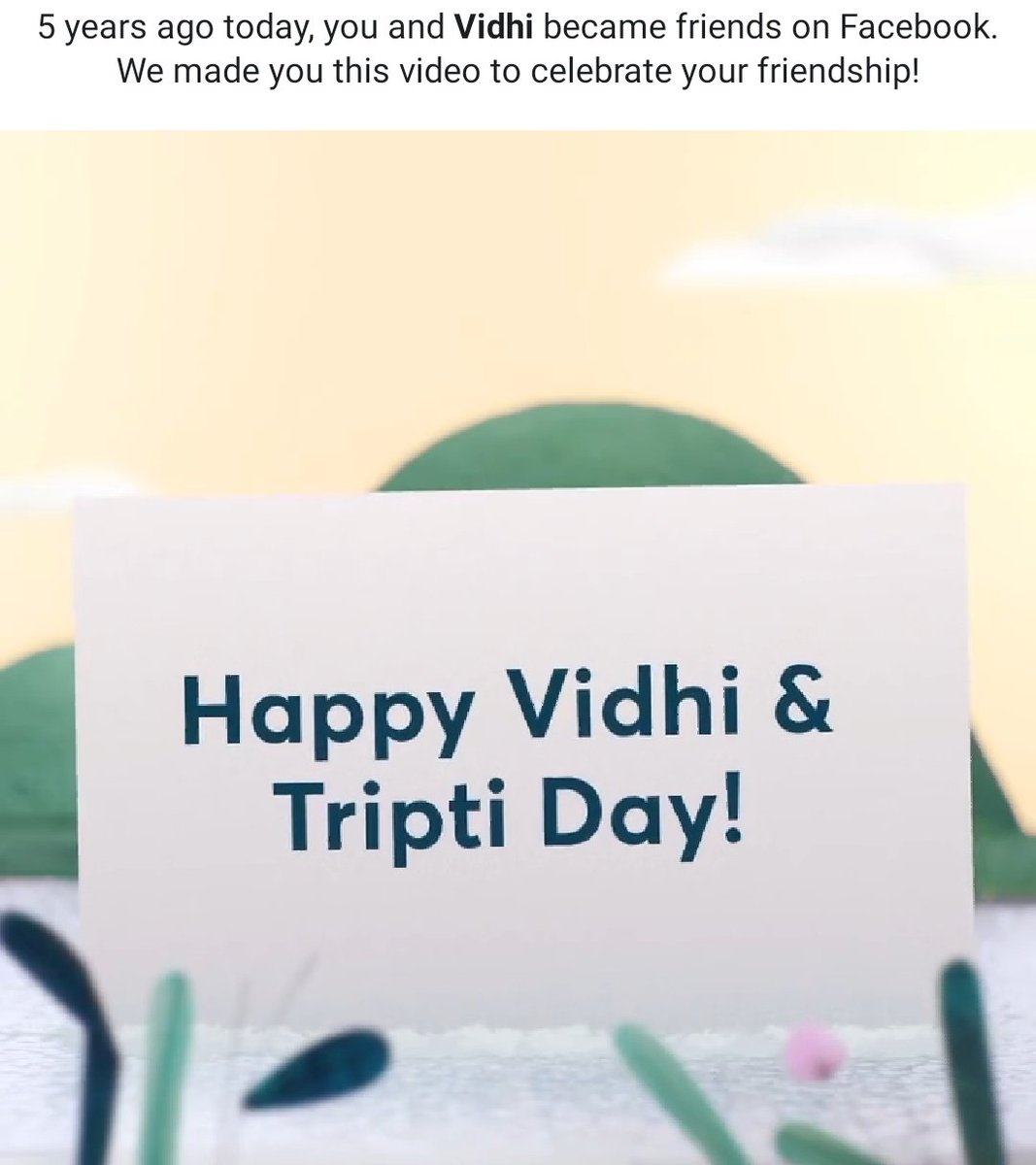 TriptiShuklas's tweet photo. Happy TV day ๐๐ @chotifataakdi ๐ฅฐ
#Friendforkeeps #5years #twitterfriends https://t.co/1UnCRGbJy6