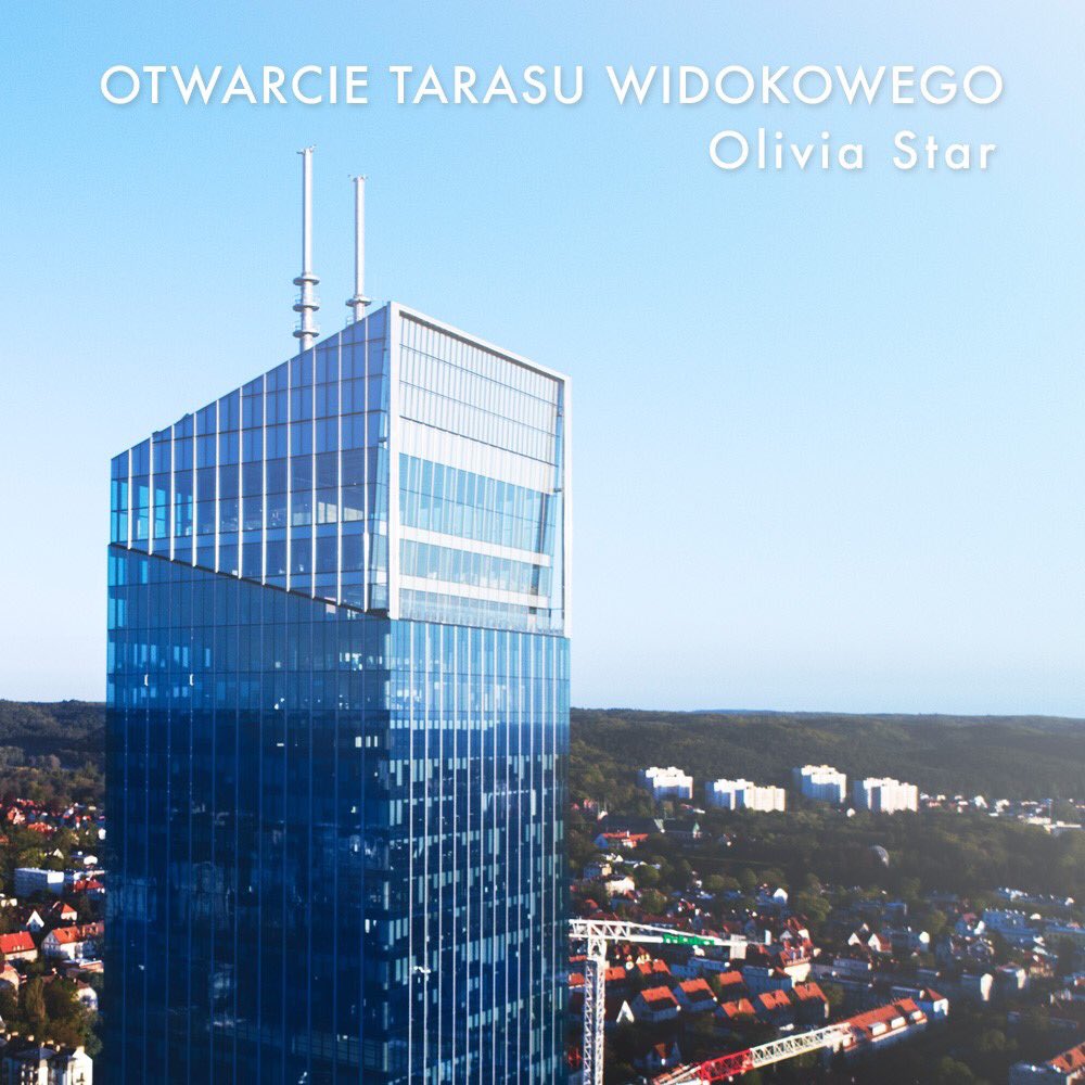 Z ogromną radością i dumą ogłaszamy oficjalne otwarcie tarasu widokowego! 
Olivia Star zaprasza wszystkich do podziwiania przepięknych widoków z 32 piętra. Bilety najlepiej zarezerwować tutaj: bit.ly/Kup_Bilet_Taras