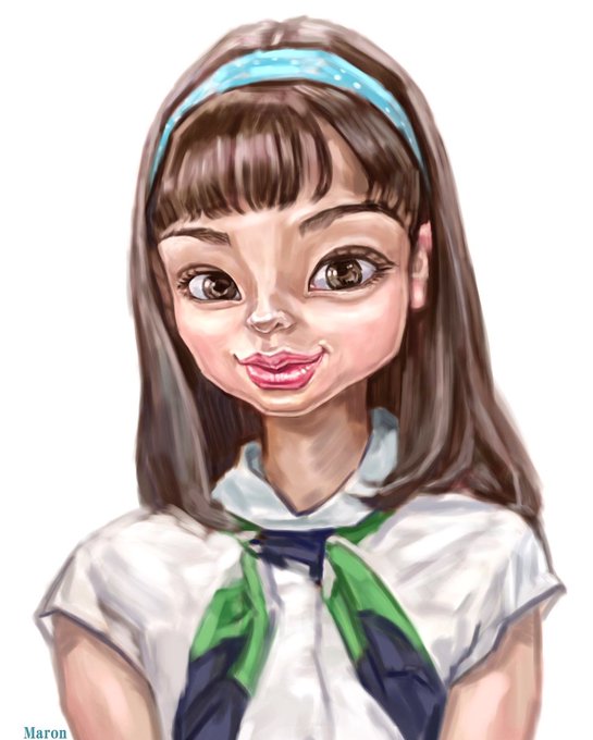 広瀬すずさんの似顔絵のtwitterイラスト検索結果