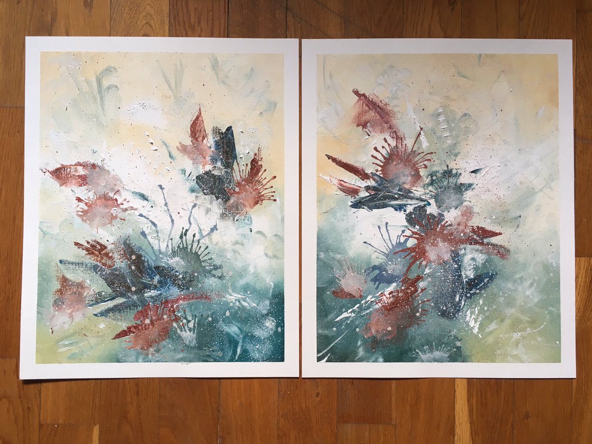 LerchMona's tweet photo. Dreams That We Have part 1/part 2. Oil on paper, 33 cm x 41 cm.
#visualartist #VisualArt #abstractart #art #contemporaryartist #modernart #artfair https://t.co/NiyN7YVIXc