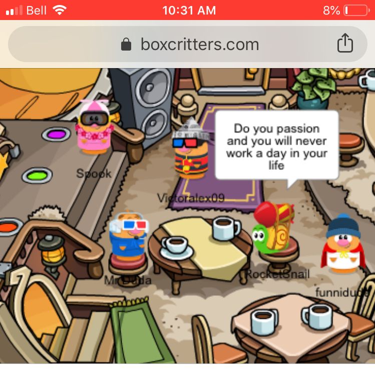 RocketSnail on X: Great interview yesterday with some old Club Penguin  players. I am having fun building a new world for the next generation of  fans. #boxcritters #clubpenguin  / X