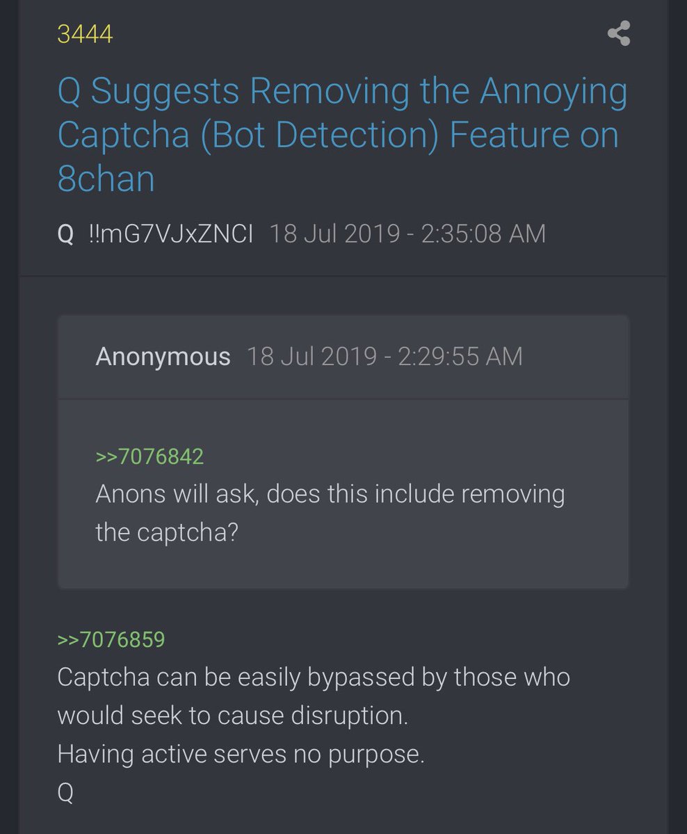 [intheMatrixxx] on Twitter "QAlert 7/18/19 Q3451 https//t.co
