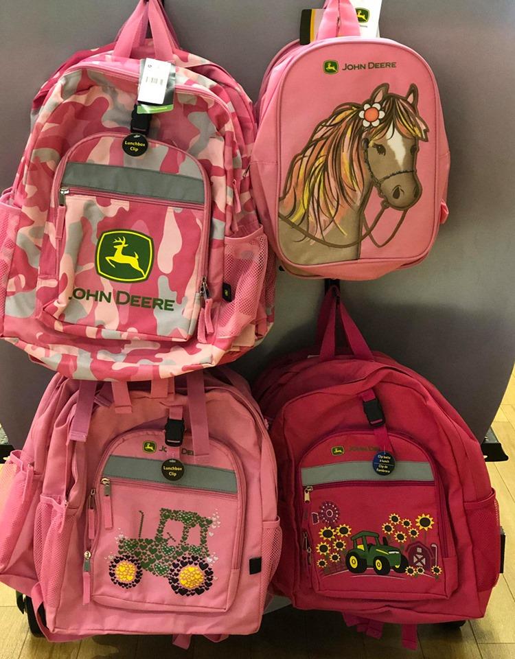 john deere backpack and lunchbox