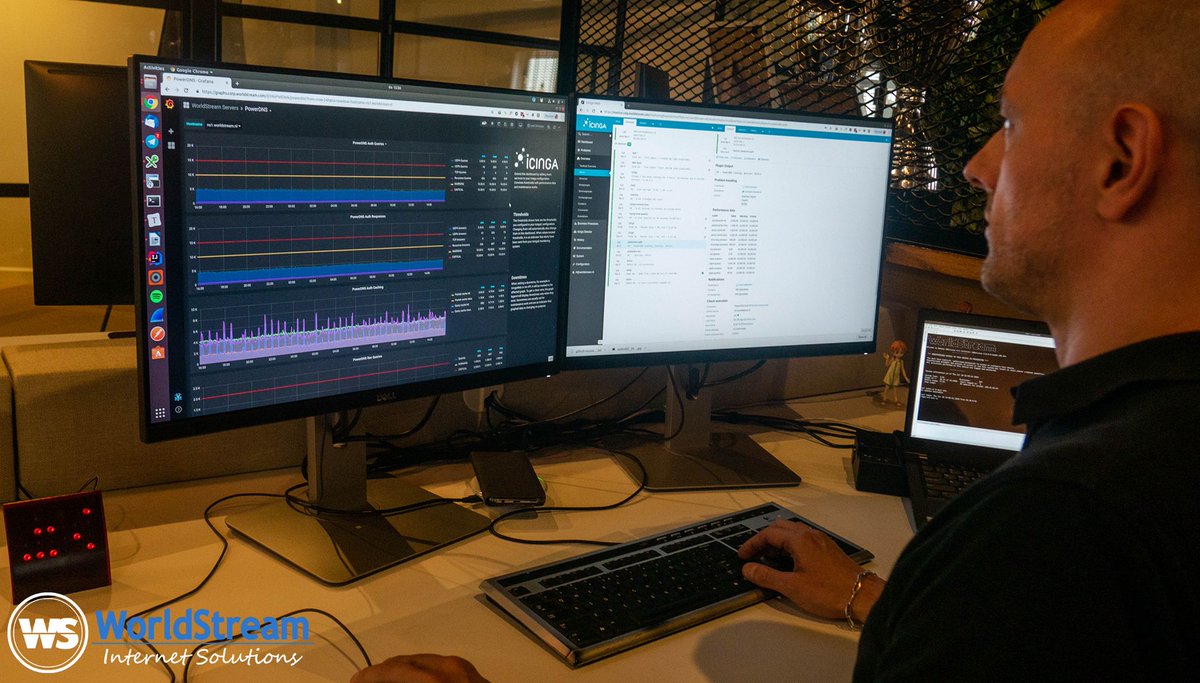 Sharing is caring! Our R&amp;D department has developed an open source plugin to monitor the functioning of critical PowerDNS systems, made available for everyone to use. bit.ly/WSGithub
#WorldStream #OpenSource #PowerDNS  #Monitoring #Icinga #IcingaExchange #Nagios
