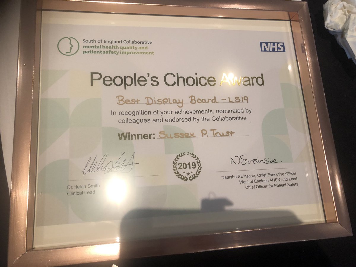 Well done Sussex Partnership <a href="/withoutstigma/">SPFT - No longer in use</a> <a href="/IQMentalHealth/">MH Collaborative</a>
