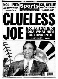 Happy Birthday to Joe Torre, who got a warm welcome when he was named manager. 