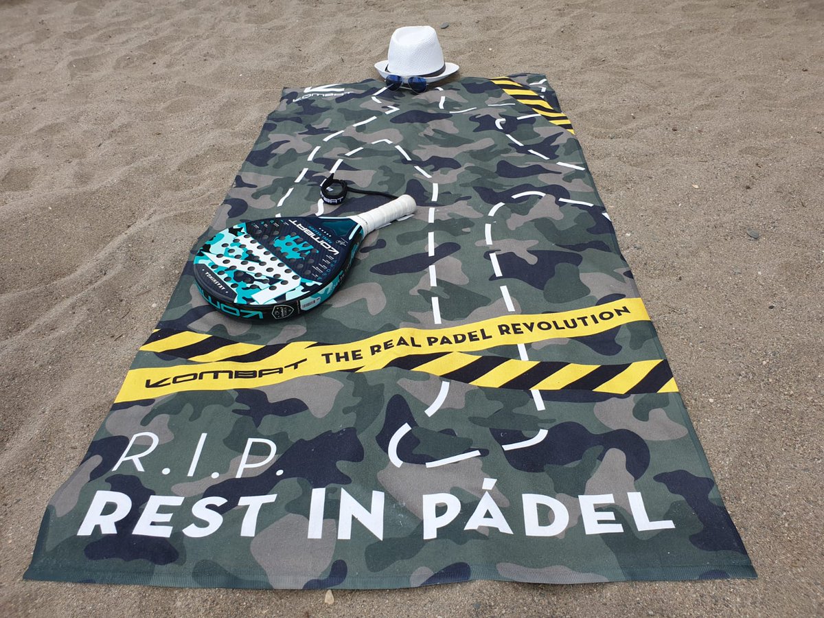 ¿Te gustaría tener esta toalla de playa tan molona? 😎
Si compras la #NavySeal12k ¡te la regalamos! 
¡Por 95€ te llevas una pala profesional como la de <a href="/nacho_gadea/">Nacho Gadea</a> y la toalla #Kombat! 
¡Unidades limitadas!
👉 ow.ly/gd6A50v4kwZ