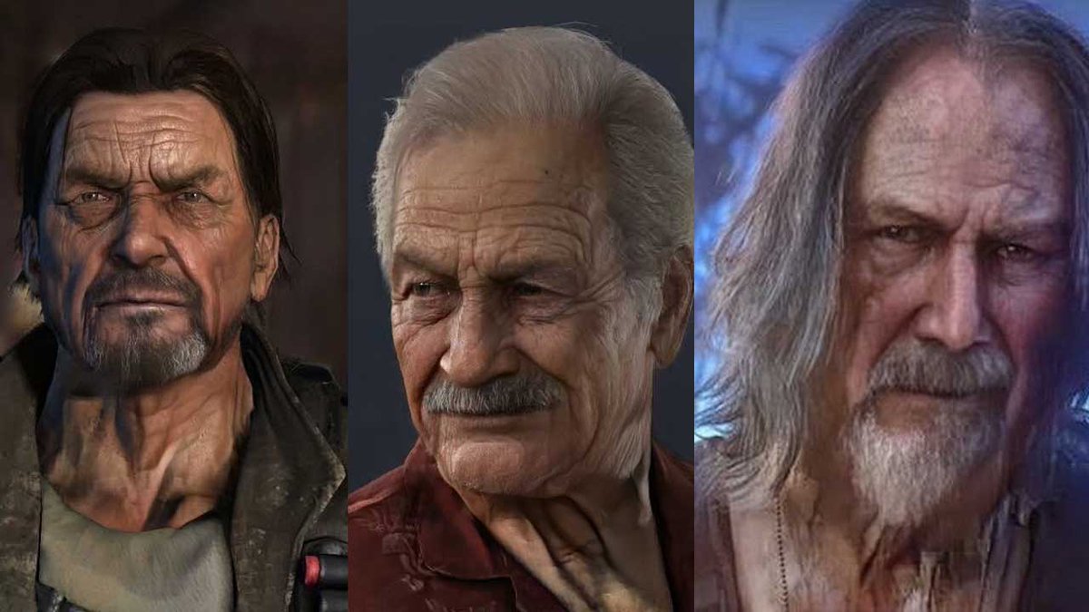 _GLITCHED_'s tweet photo. We Made Gaming Characters Old With FaceApp and They Look Hilarious https://t.co/FP8mBPyui1 #FaceApp #gaming #videogames https://t.co/UTYYTvz62U