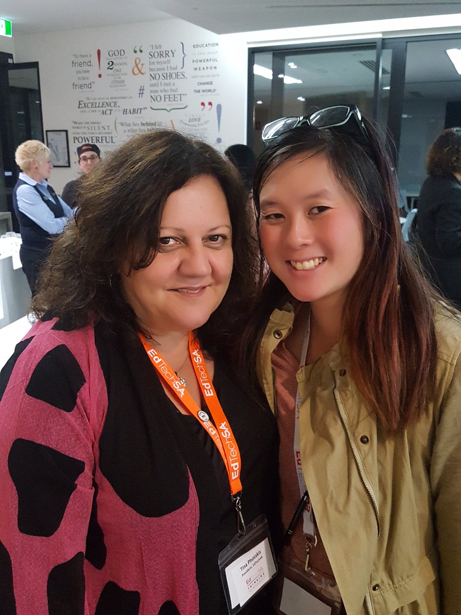 Thanks <a href="/tina_p/">Tina Photakis</a> and #edtechsa committee for putting on a fantastic conference (and awesome catering too, I might add)! Had a great time, but so looking forward to a sleep-in tomorrow 😅