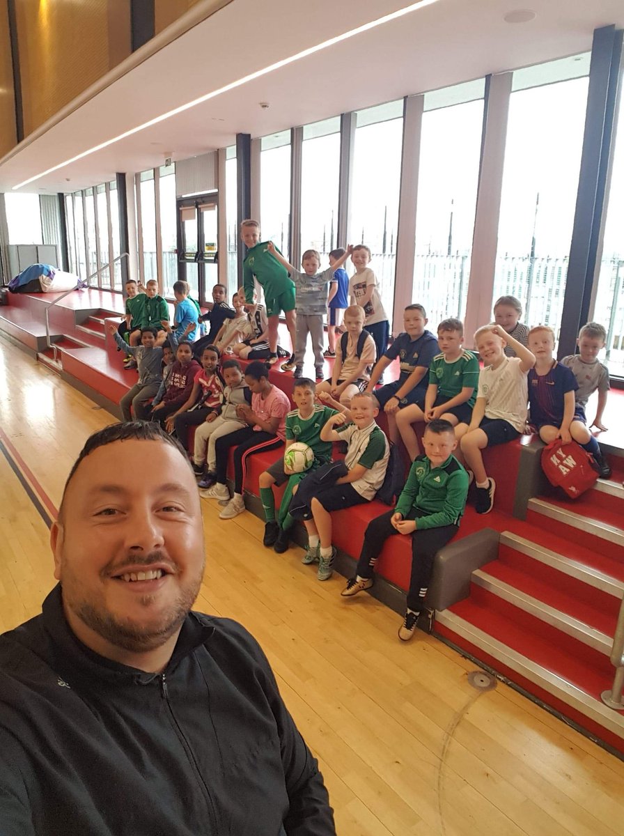 TAMHI2011's tweet photo. More high energy @Better_NI Girdwood supporting @Stpatricksfc87 Summer Intervention programme supported by @belfastcc https://t.co/mP4irSixaU