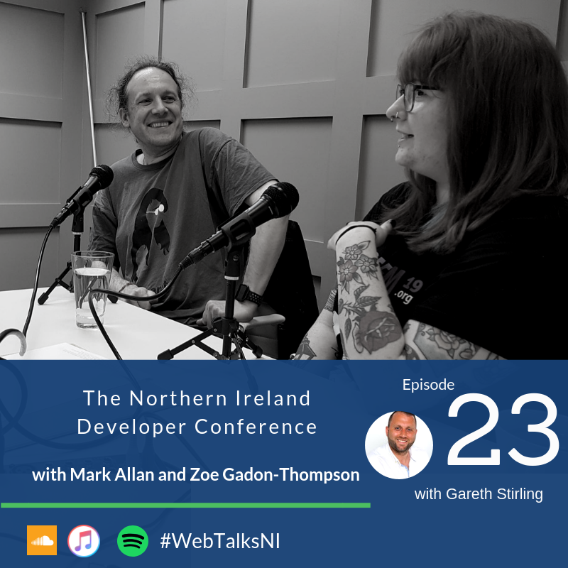 WebTalksNI's tweet photo. Were you at the @NIDevConf 2019? 

We caught up with some of the organisers to find out what #NIDevConf is and their plans for next year

Listen:

Spotify ➡️ https://t.co/prJ6Sz9JB1      
iTunes➡️ https://t.co/MNDbXkqGRu 
Soundcloud ➡️   https://t.co/YhII1j0dY2 

#WebTalksNI https://t.co/Qxdbx9p147