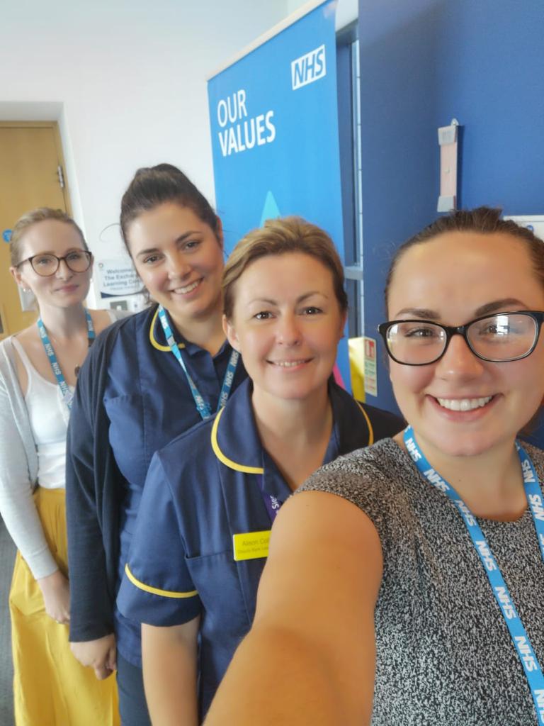 aliccollins75's tweet photo. Interviewing at the exchange today with the bank lead nurse team for mental health HCA's. #sompar #tst #values @KrissyRenshaw https://t.co/CpA9DBeAvy