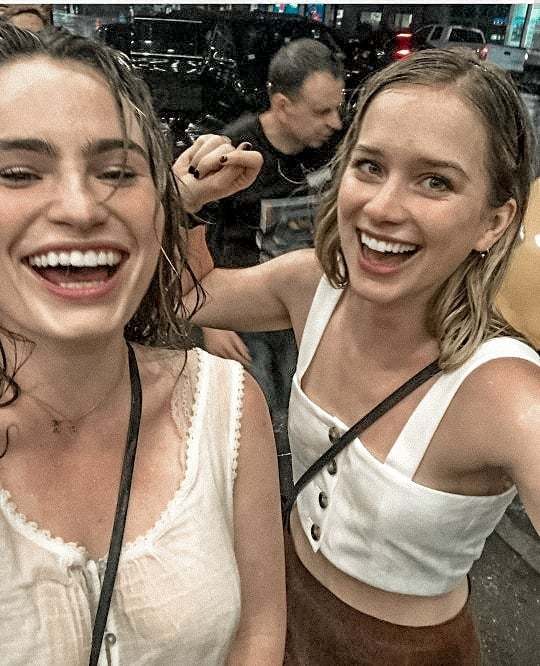 ITElizabethLail's tweet photo. Liz having fun with @kathryngallagher!! https://t.co/F0S98NfaUk https://t.co/mfGR2owm63