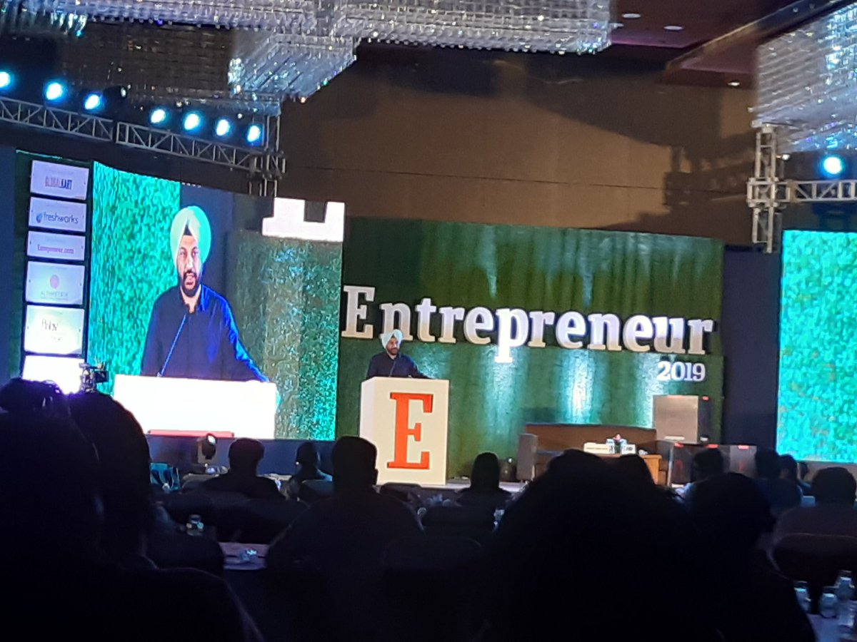 It's Always Good to meet and hear from you  <a href="/AmarBatra/">Amarjit Batra</a>. You have given us #olx in India and now  #Spotify Speaking on cross border investment trends at #entrepreneurhere