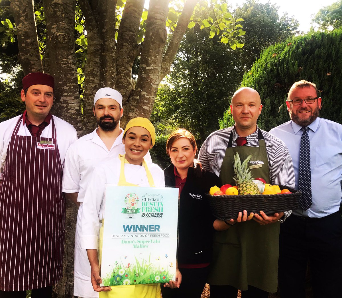 Just some of the team enjoying the latest win for Danos #supervaluirl #CheckOut #bif2019 #danosdoesitbest