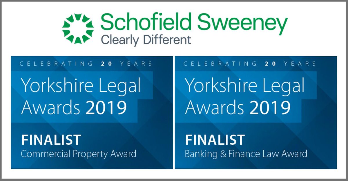 schoeys's tweet photo. Congratulations to our Banking &amp; Finance team and Commercial Property team, both have been named as Finalists at this year's Yorkshire Legal Awards!
#YLAwards https://t.co/Nu5mImSFJ9