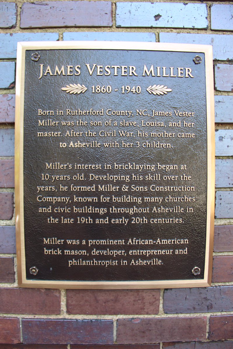 ACSJohnston's tweet photo. As @99piorg says “always read the plaque.” A few of the plaques #MSM19 6th-graders have discovered on their journey.
#AshevilleHistory #BlackAsheville #BlackHistoryMatters
#CougarPride #theACSway

https://t.co/DnKseEsowi https://t.co/RDw2tlApp5
