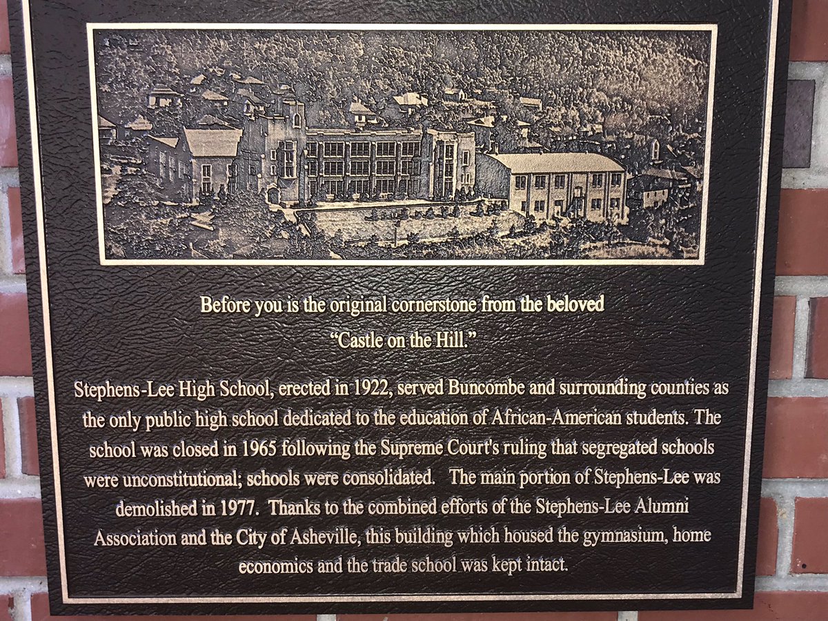 As <a href="/99piorg/">99 Percent Invisible</a> says “always read the plaque.” A few of the plaques #MSM19 6th-graders have discovered on their journey.
#AshevilleHistory #BlackAsheville #BlackHistoryMatters
#CougarPride #theACSway

bit.ly/2scT07m