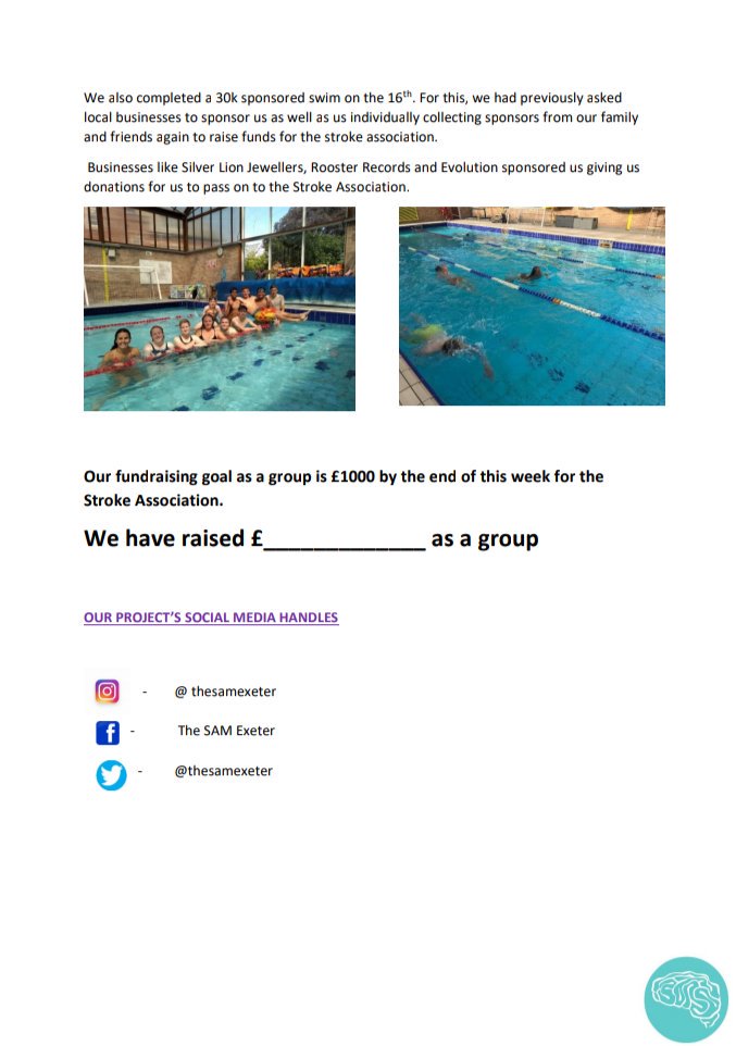 Please take a moment of your time to read about our teams amazing achievements this week, all in the name of the <a href="/TheStrokeAssoc/">Stroke Association</a>