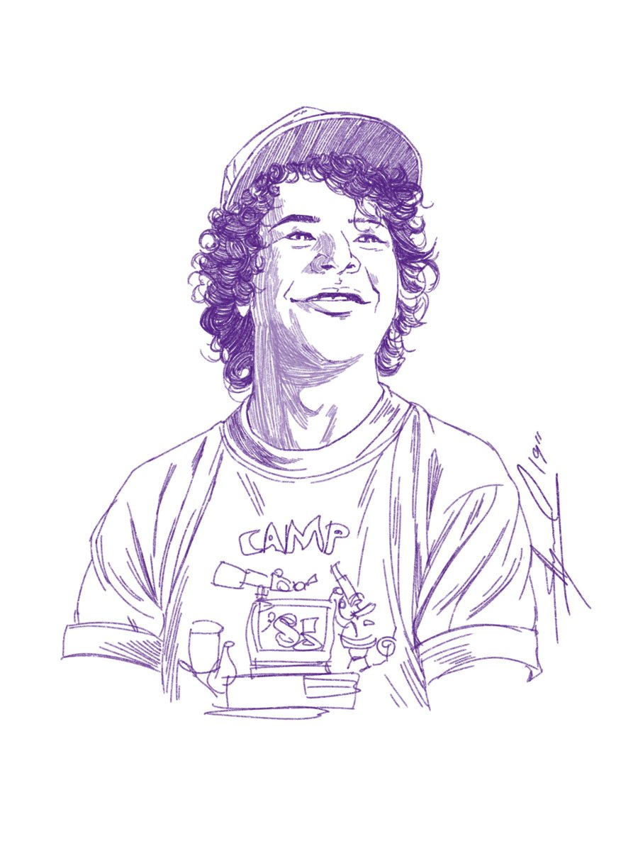 Seeduality's tweet photo. Dusty Buns #StrangerThings #iPadProSketch https://t.co/zCq1Fzy3xn