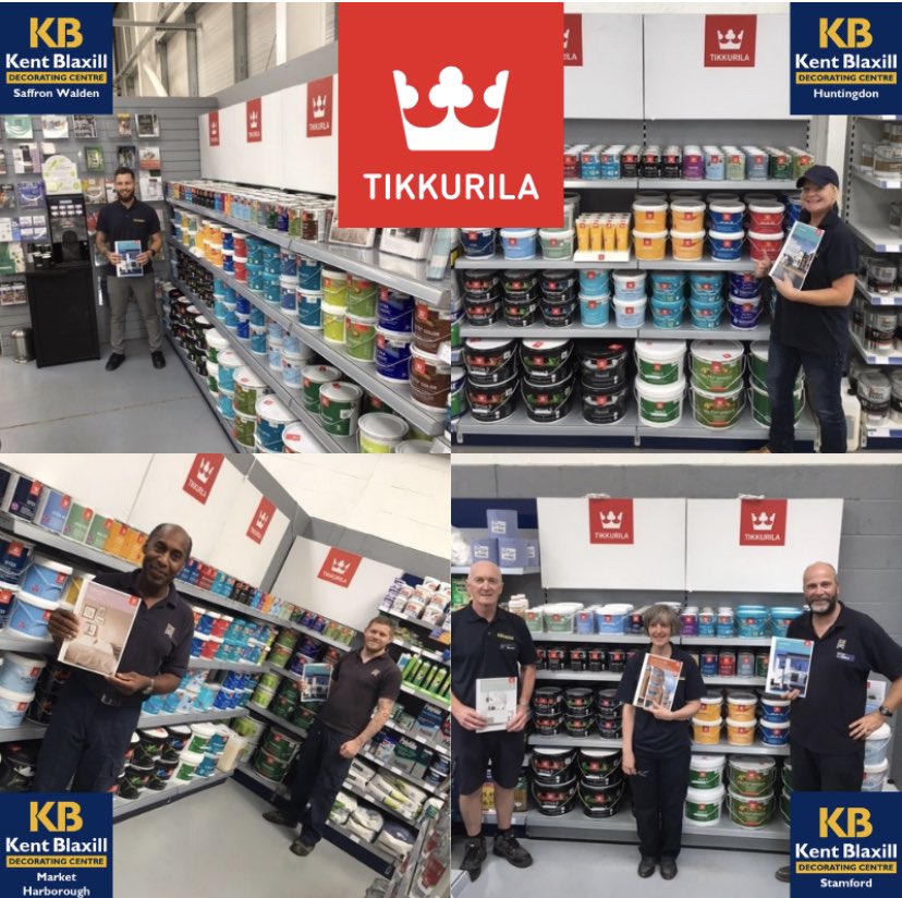 Local to any of these locations?
#Huntingdon #SaffronWalden #MarketHarborough #Stamford?
Tikkurila is now even closer to you in these stores! Pop in and meet the helpful teams to experience Tikkurila on your doorstep. #beyondpaint @KentBlaxill