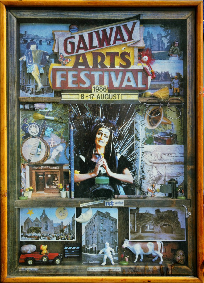 Continuing my run through the iconic posters of Galway Arts Festival — Here's the poster for the 1986 <a href="/GalwayIntArts/">Galway International Arts Festival</a>