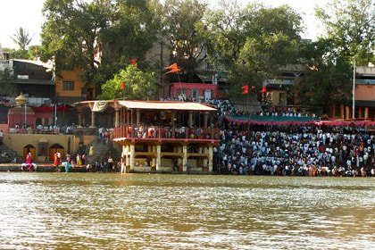 16/n After Staying at Shree Kshetra Narsobawadi (pic1) for 12 years he finally came to Sri Kshetra GanagapurShri Guru as he lovingly called-stayed at Ganagapur (pic2 ) for 24 Years after which he Proceeded to Kardali Vana at SriSailam (pic3) & Concluded his Avatara