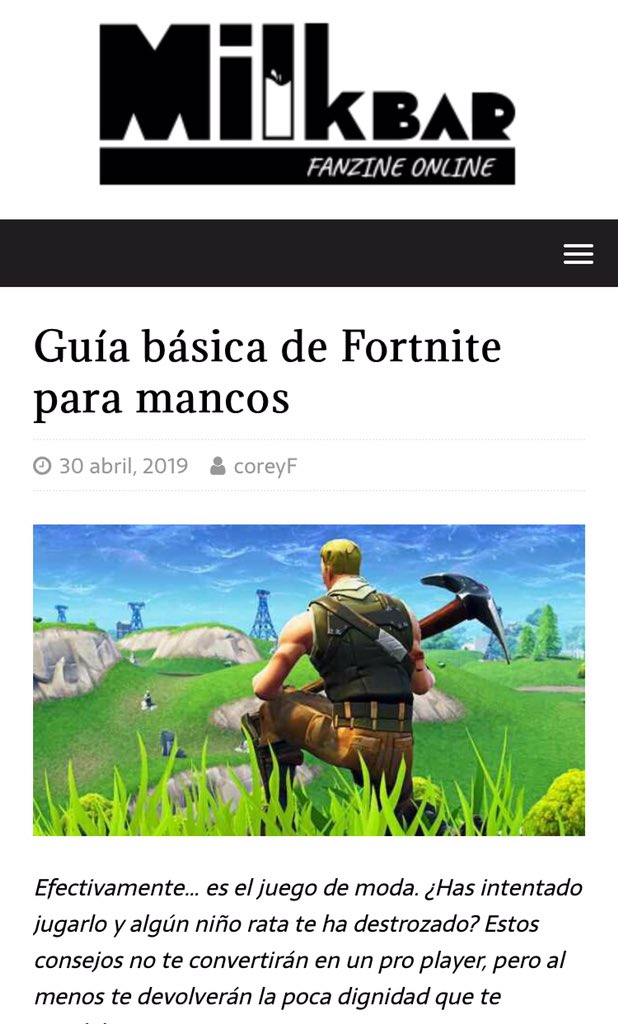 MilkbarF's tweet photo. https://t.co/WS8ydBis8d                   A ver si con esta guía... 
#videojuegos #Fornite #guia #characters #manco #lambbros #milkbar #summer #pcgaming #Playstation4 https://t.co/0XiclWK43C