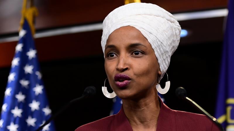 #IStandWithIlhan: Show of support for <a href="/IlhanMN/">Ilhan Omar</a> after racist chants aje.io/y9ypr
