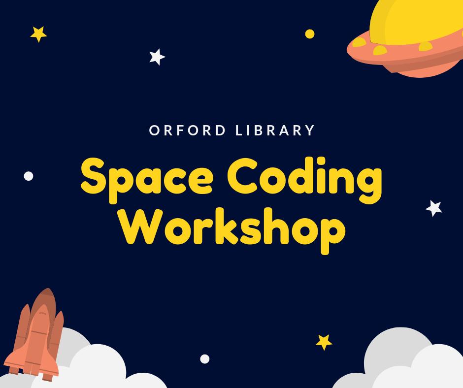 🚀Space Coding Workshops 🚀

Join Orford Library this Sunday for some 'out of this world' coding 👽 From 10.00am to11.30am!  it's FREE but please book in advance by calling 01925 572504 💙