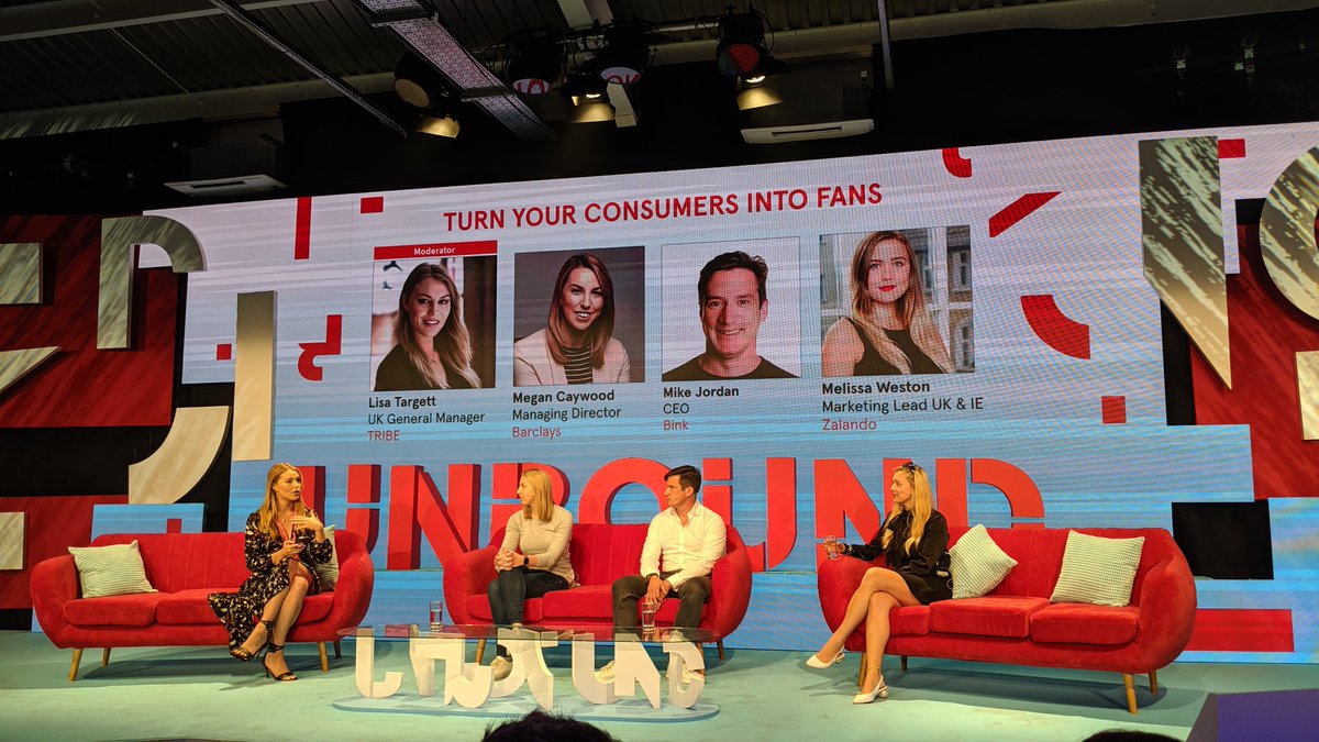 joshchi's tweet photo. How to turn your consumers into fans: Build trust, remove friction, have the break-though thinking that can surprise &amp; delight, and innovate ahead. #UnboundLDN https://t.co/JMAQzgbwKN