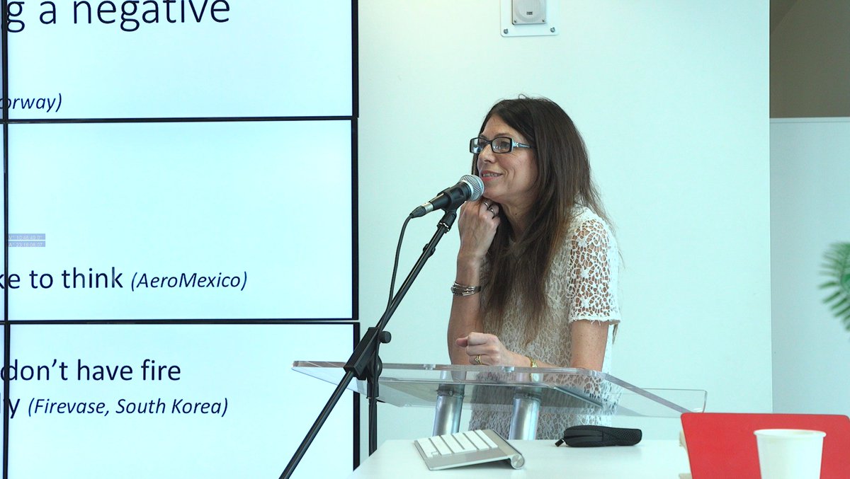 AMV_BBDO's tweet photo. A stormer of Cannes Round-Up yesterday from the pros. Lessons, highlights and opportunities for next year, with a focus on brands and purpose. Thank you Linda @Grievesy Bridget and @MartinLoraine3 #AMVLearn #purpose #Cannes ๐ฆ https://t.co/JmXKtfNG39