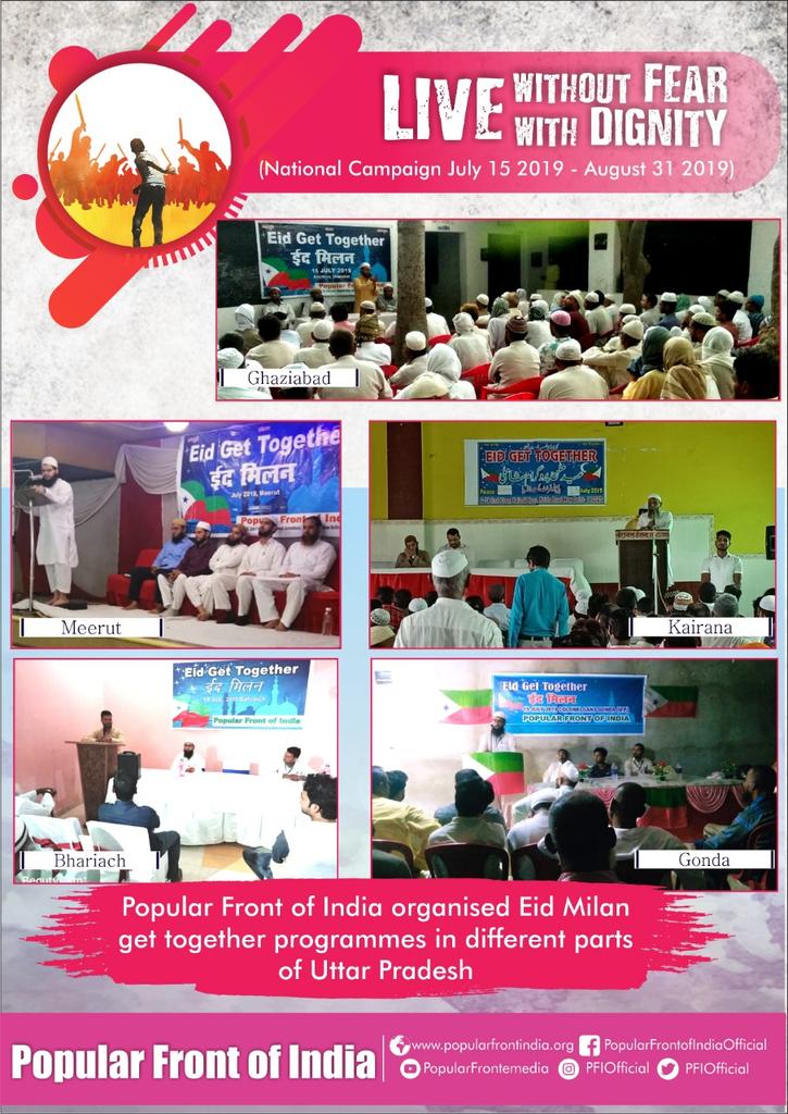 PFIOfficial's tweet photo. @PFIOfficial organised Eid Milan get together programmes in different parts of #UttarPradesh
#LIVEwithoutFEAR_LIVEwithDIGNITY https://t.co/CBJZeHUlYH