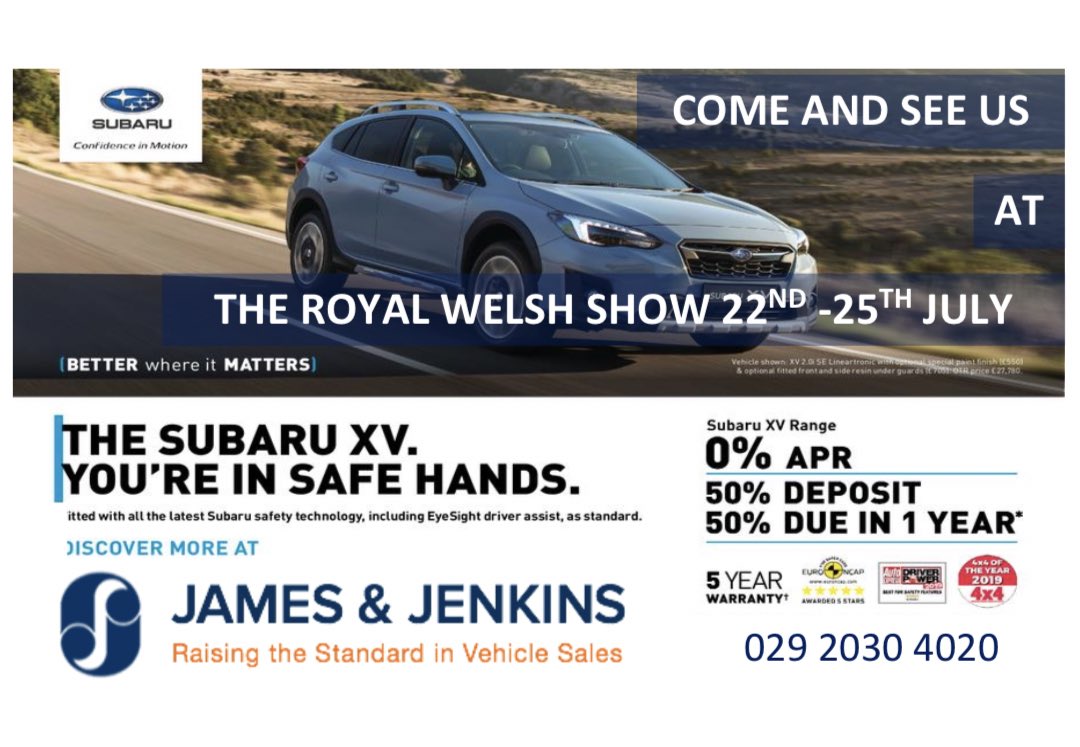 JamesandJenkins's tweet photo. π¨βπΎ π ROYAL WELSH π π©βπΎ
Weβre back again for another year running at the famous #RoyalWelsh
Pop in & see Scott from #CardiffSubaru ππ¨
#agriculture #TheRoyalWelshShow @royalwelshshow @subaruuk https://t.co/ju7JcNUSfW