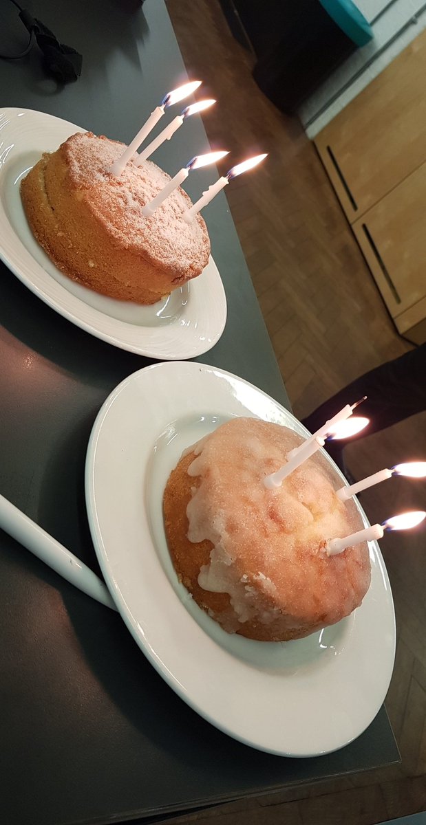 Remembering that i've been 19 for a week now and how great my work made it (i'm still new and wasn't expecting even a card, but I got 2 cakes and a card with so many sweet messages!) My first ever birthday at work :)