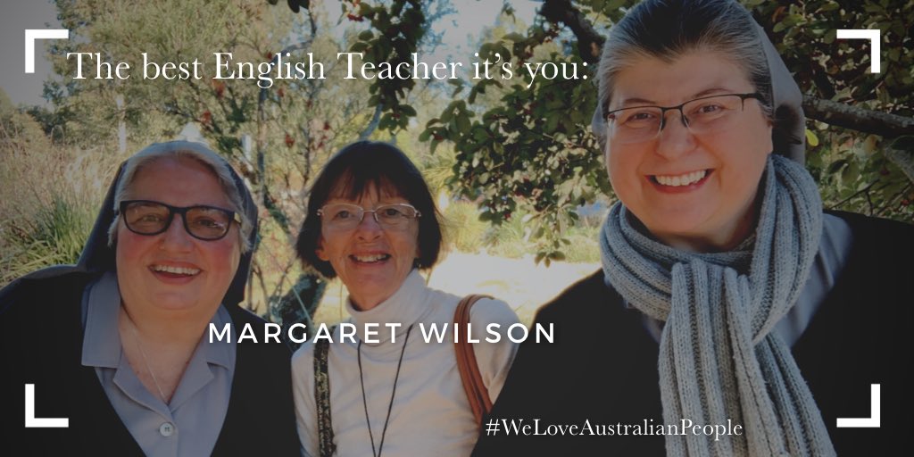 Margaret acaba de llegar de Laos, es la profesora que nos ha puesto ‘a tono’ con el inglés. Tiempo de encuentro, diálogo apacible, mucha vida y mucho amor. Con ella se disfruta cada momento. You are always in our hearts!