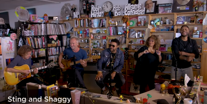 HeyMusicTweets's tweet photo. 🎶 #NowPlaying 🎶

#Sting And #Shaggy: #NPRMusic #TinyDeskConcert
@OfficialSting &amp; @DiRealShaggy might not be the most likely musical pairing. But one thing is certain, they love playing each other's music.

▶️ https://t.co/Cd1dhlfYQz

#Reggae #ThePolice https://t.co/rpMLbrIJfn