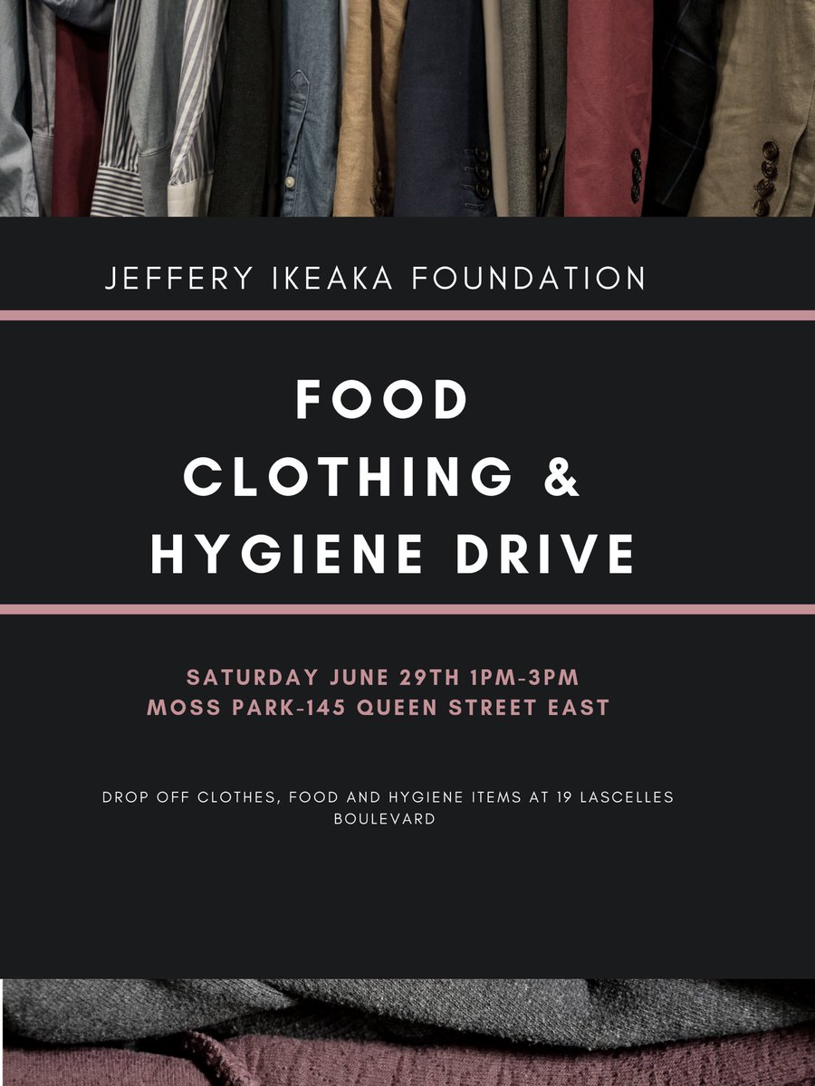 For the month of June we held our Food, Clothing and Hygiene Drive at Moss Park on Saturday June 27th . Thank you to our amazing team and volunteers.
#clothing #sandwichdrive #homelessness #toronto #queenstreet