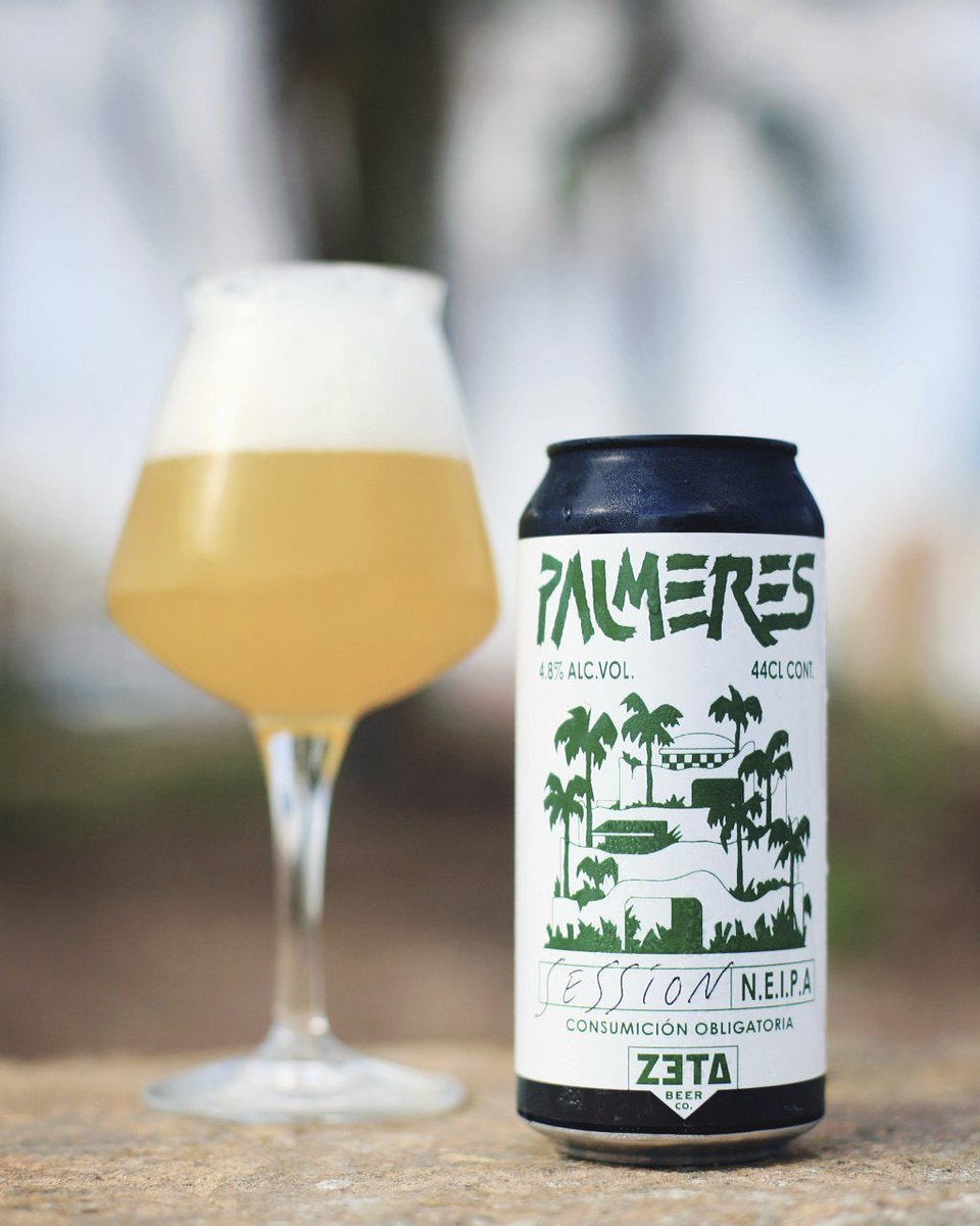 Session NEIPA, pepinazo lupulado, bien de Citra y Simcoe. Turbia, vívida, untuosa y con la ligereza de sus 4.8%ABV. Para disfrutar a la sombra de Les Palmeres. O Palmeretes, llamadla como queráis. Flyer y entrada con consumición obligatoria.