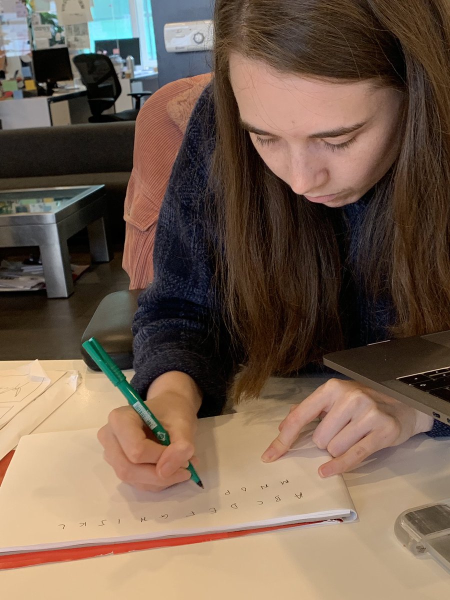 beckyandsara's tweet photo. Learning her letters. So proud https://t.co/tNiSi1WjES