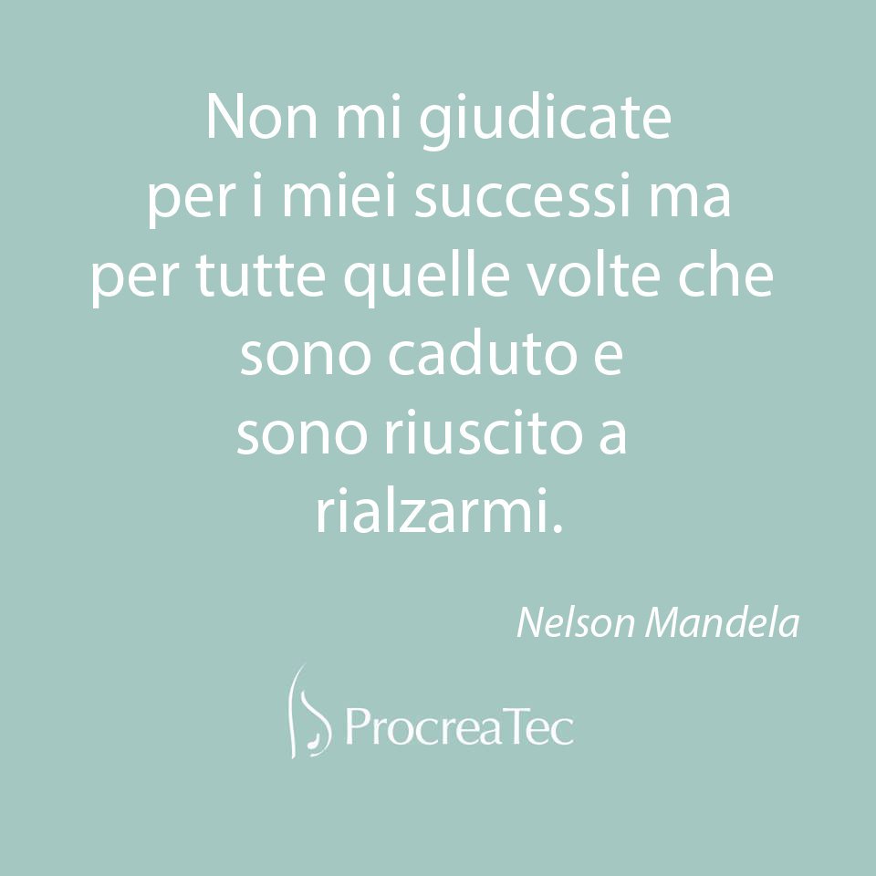 ProcreaTec_it's tweet photo. Oggi è il Nelson Mandela International Day e vogliamo condividere con voi una sua citazione che ci ricorda di non mollare mai!❤️
#MandelaDay #camminoversolamaternità #Procreatec https://t.co/CT3A0yaPkG