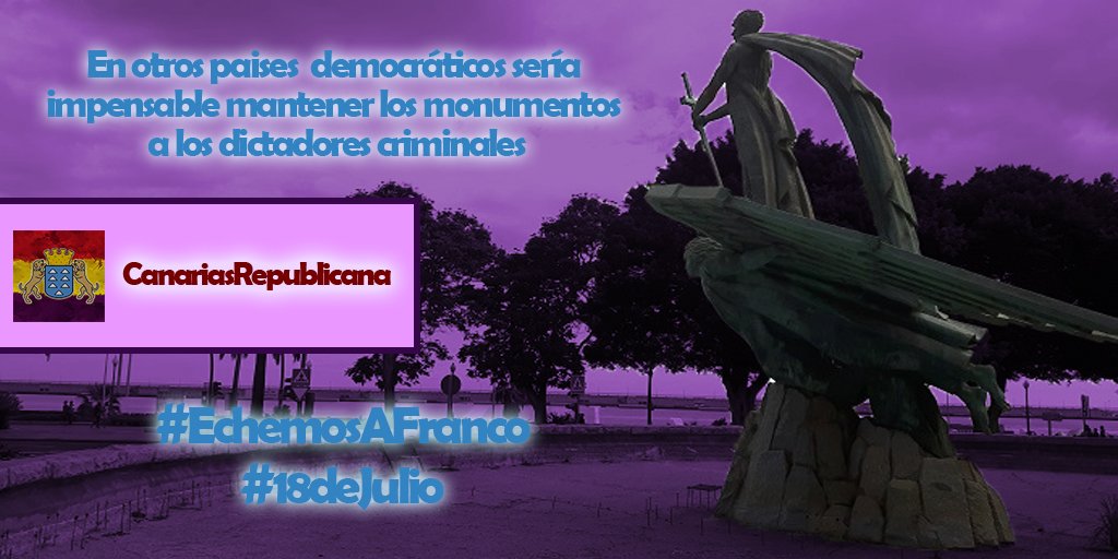 RepubliCanarias's tweet photo. #EchemosAFranco
#18deJulio https://t.co/g31lVTkpMD