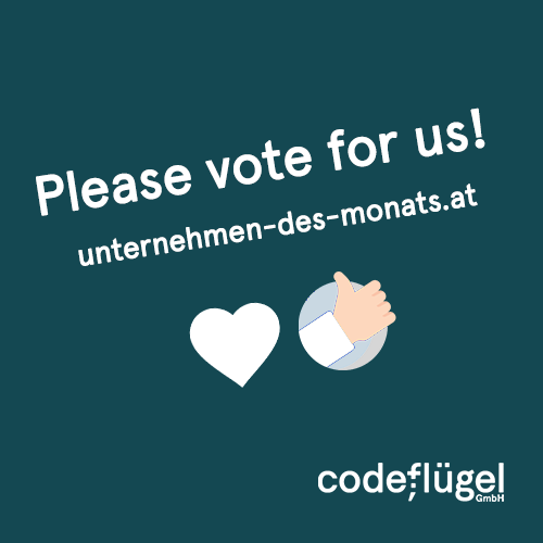 Wir wurden von der SFG zum #UnternehmenDesMonats Juli nominiert! Nur mit eurer Hilfe können wir es auch an die Spitze schaffen! Und wir würden uns einfach MEGA über eure Unterstützung freuen! 🚀❤️Bis morgen 18:00 Uhr kann gevotet werden: unternehmen-des-monats.at 
#jedestimmezählt